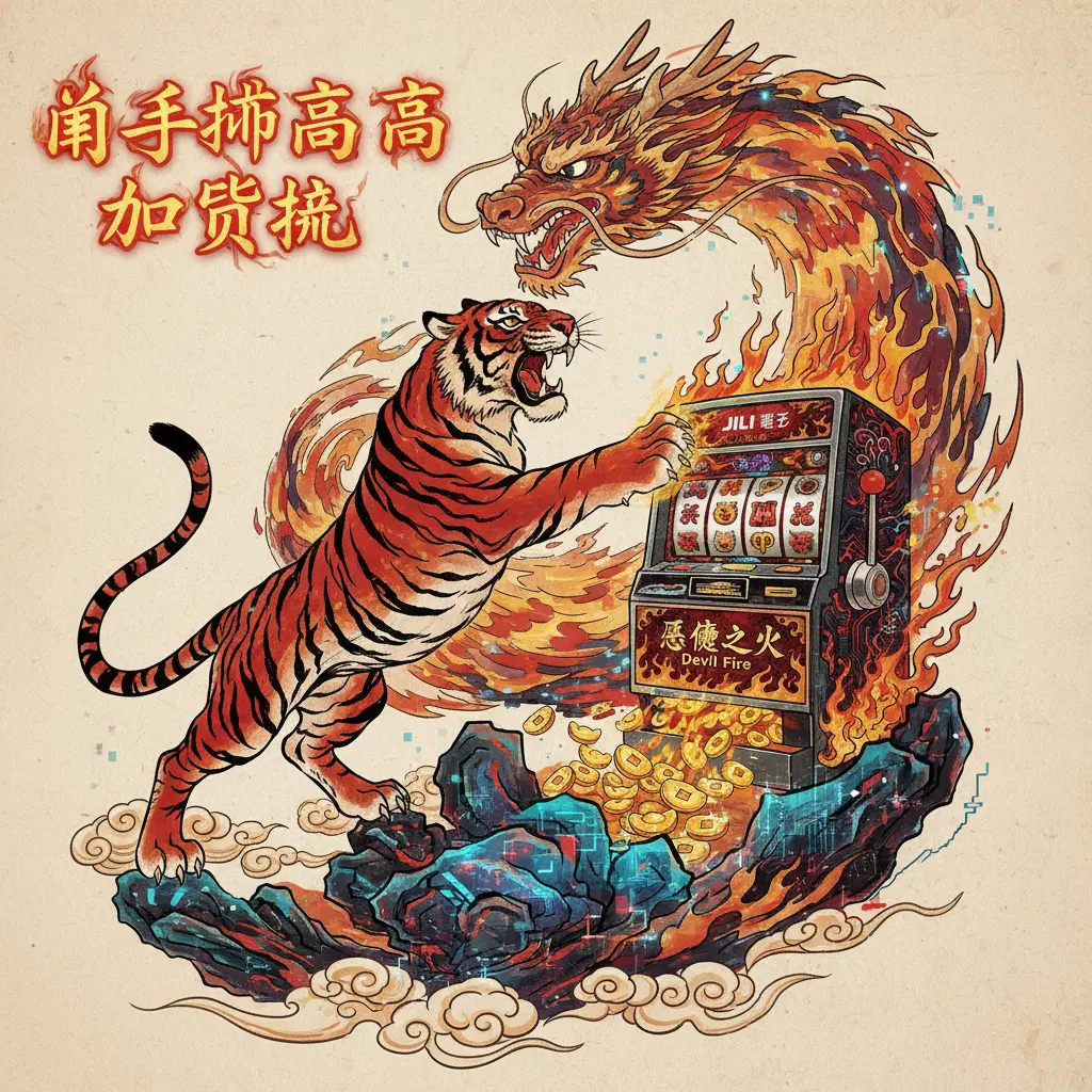 JILI 電子- 惡魔之火 Devil Fire - 單手跳高高老虎機