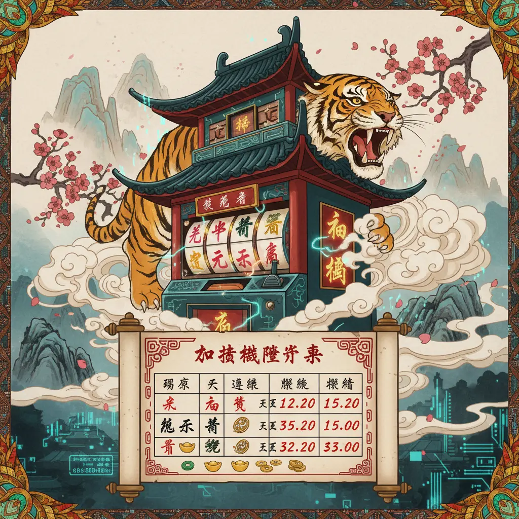 老虎機賠率表 - 老虎機