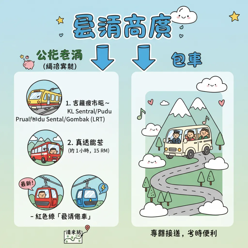 前往雲頂高原交通攻略與周邊景點