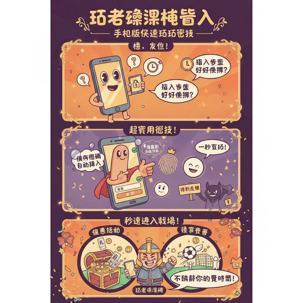 手機版快速登入密技