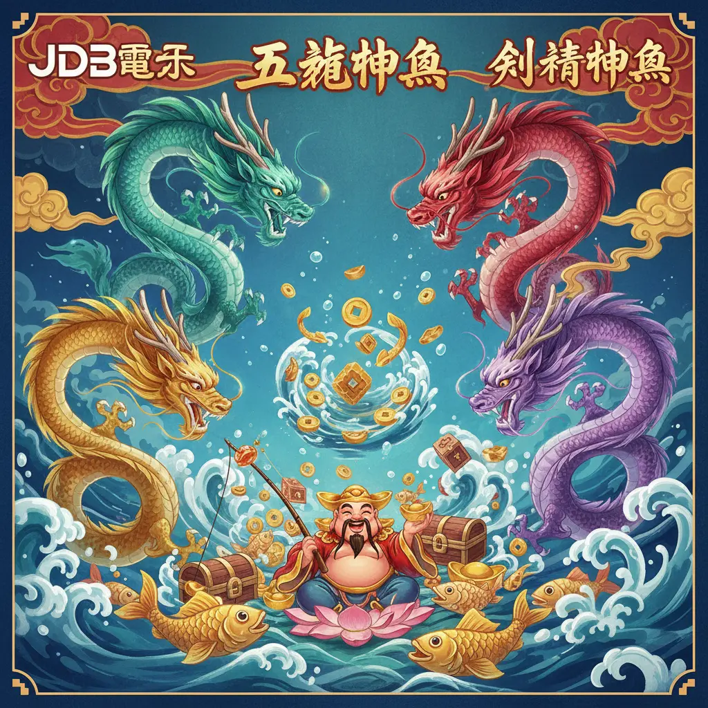JDB電子-財神捕魚 - 五龍捕魚